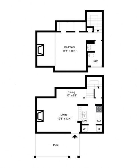 Davenport Apartments Floor Plan A5 Davenport Apartments Floor Plan A5